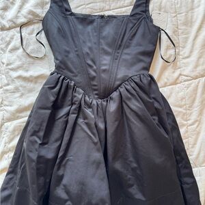 Altar'd State Black Corset Dress